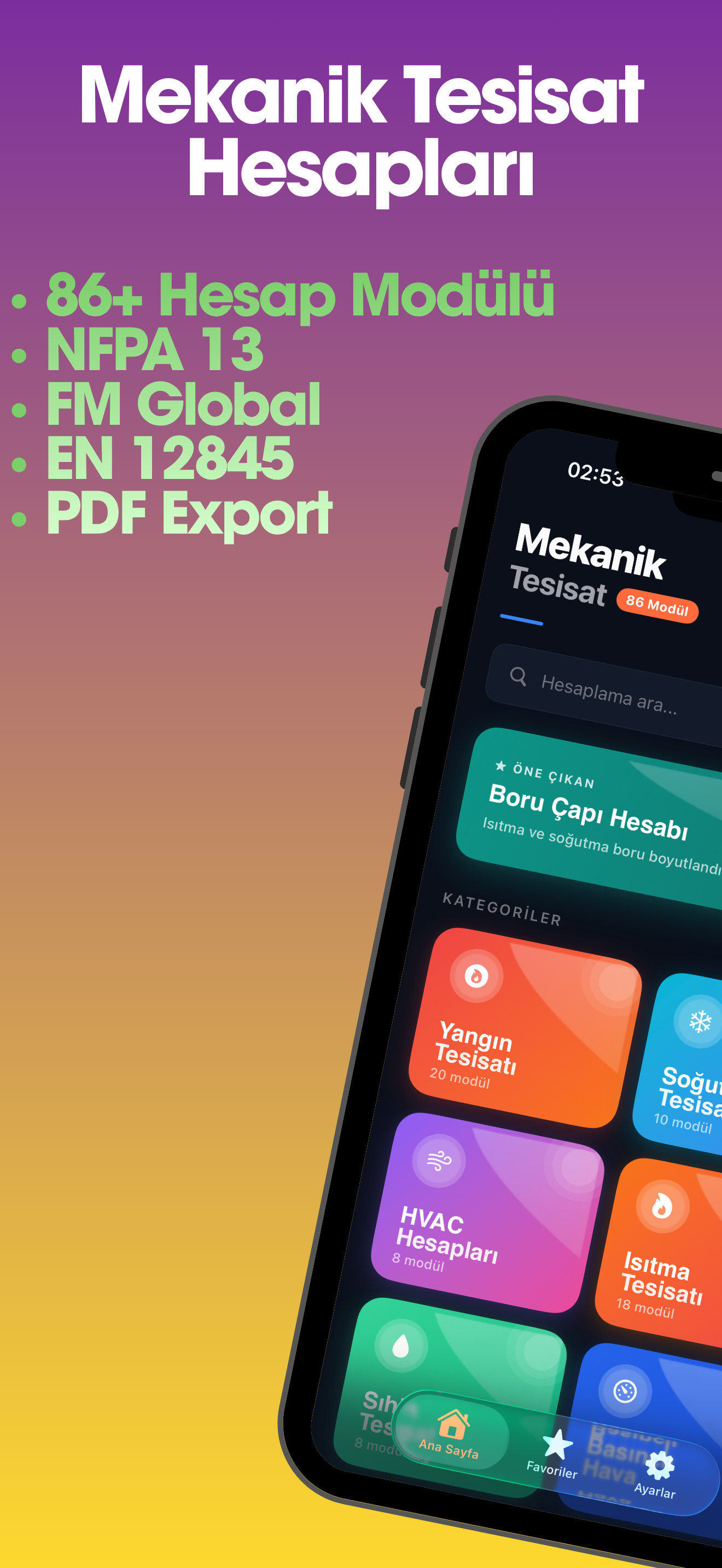 MEP Calc 86+ Hesap Modulu