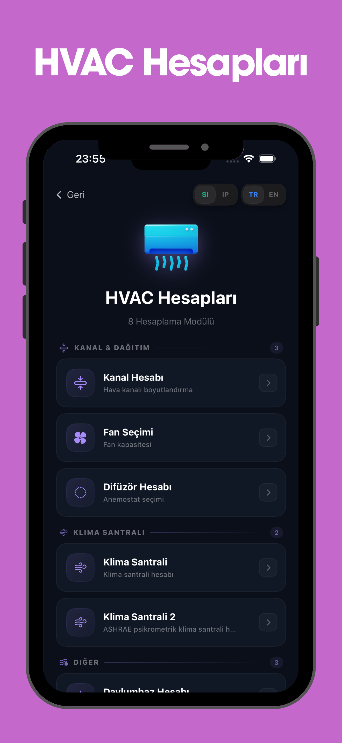 MEP Calc HVAC Hesaplari