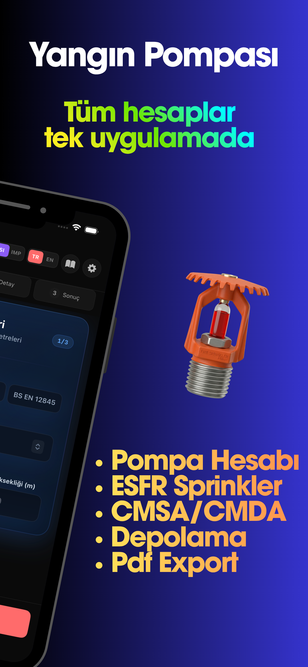 SprinkCalc Yangin Pompasi